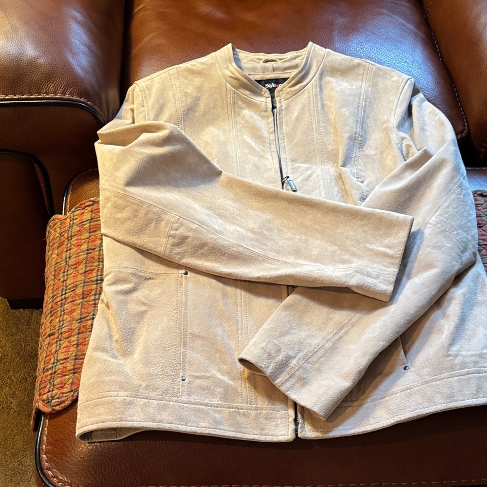 Style & Co. Women's Tan Blazer - Picture 2 of 7